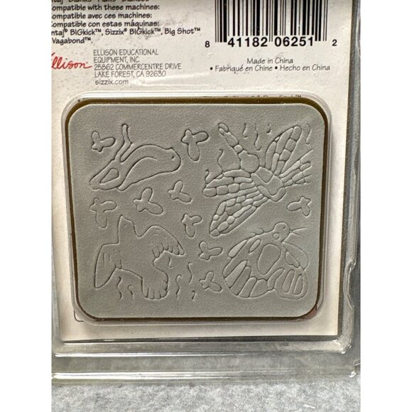 Sizzix Vintaj DecoEtch Die Fluttering Wings Design for Embossing Jewelry & Craft - Picture 3 of 4